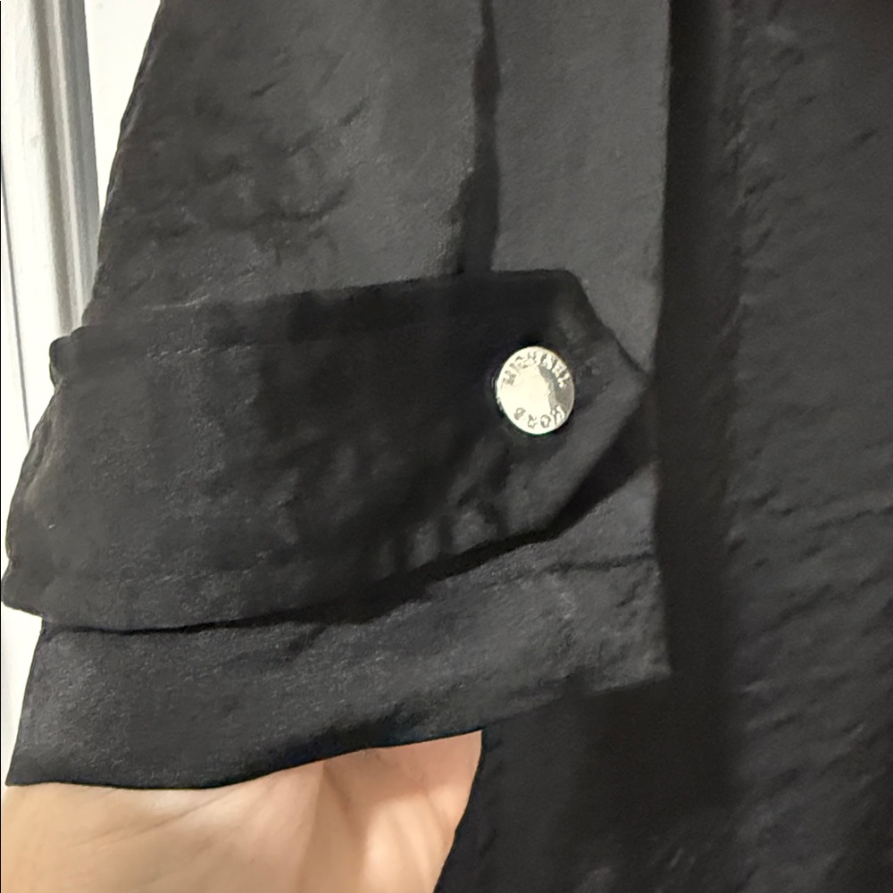 Michael Kors Women's  Hooded Jacket Black Lightweight Size M - Picture 8 of 15
